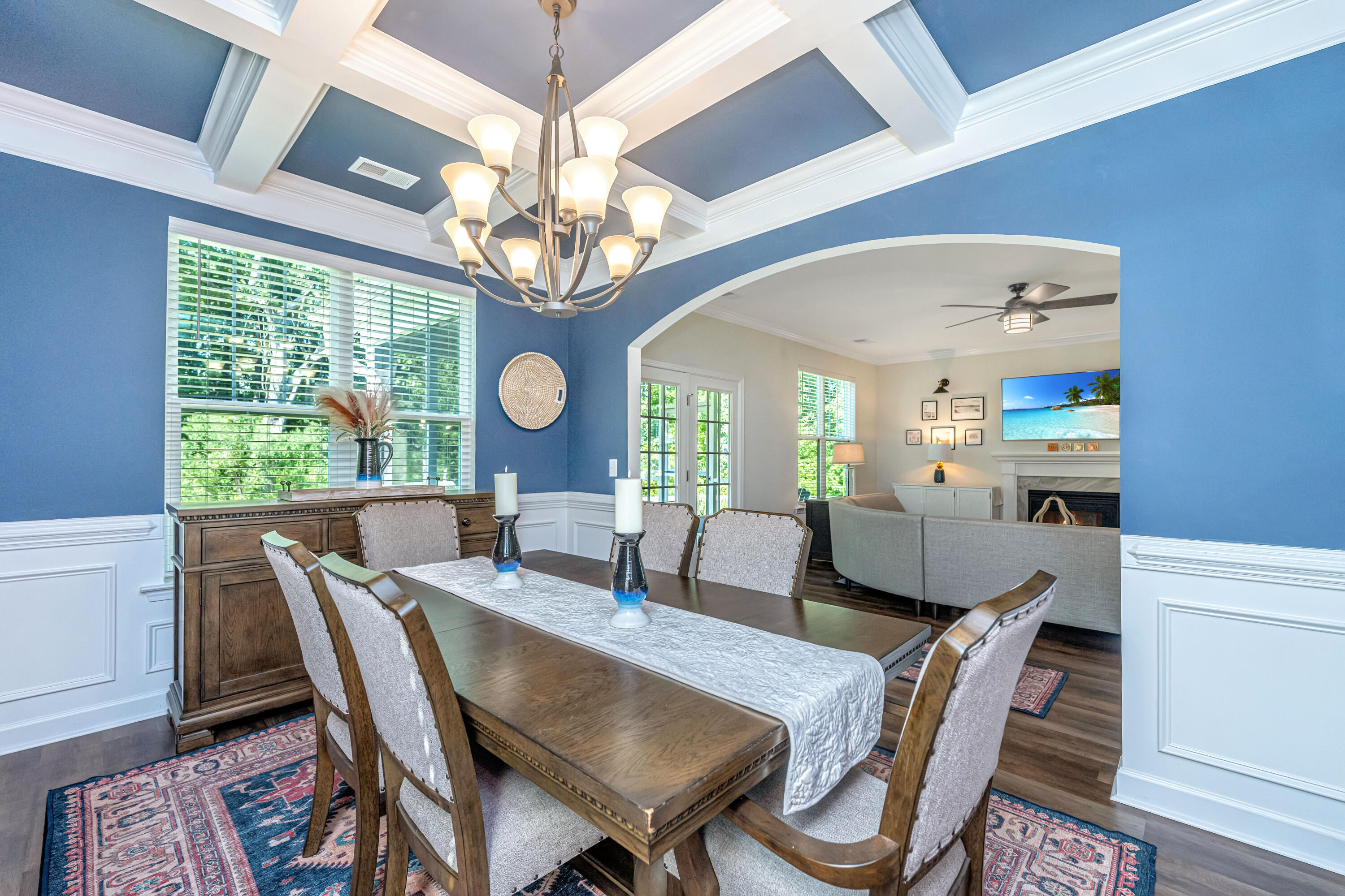 1154 Triple Crown Court Awendaw, SC 29429 - Photo 13 of 49 Dining Rm into Family Rm