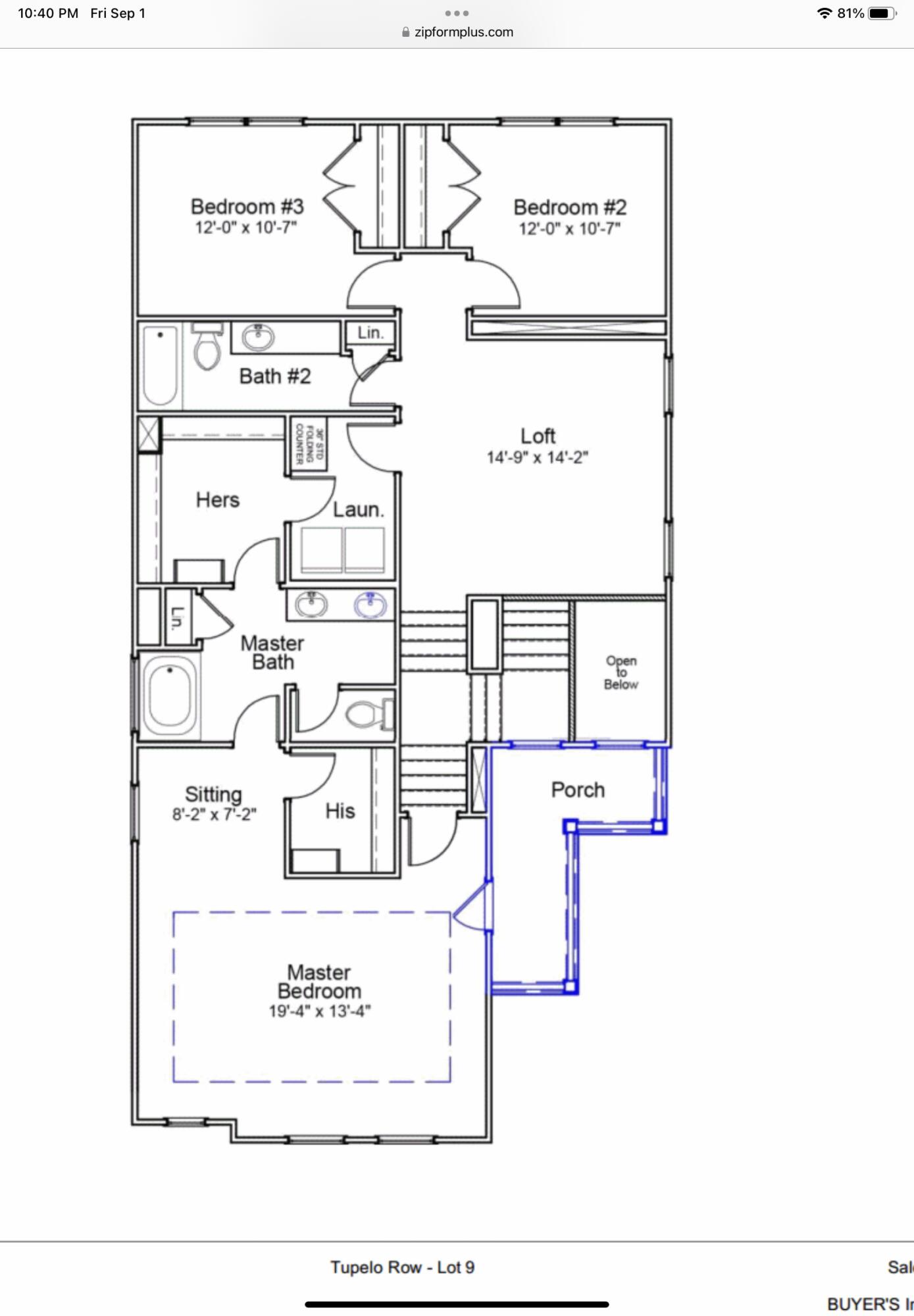 1154 Triple Crown Court Awendaw, SC 29429 - Photo 43 of 49 2nd Flr, Upgrades in Blue