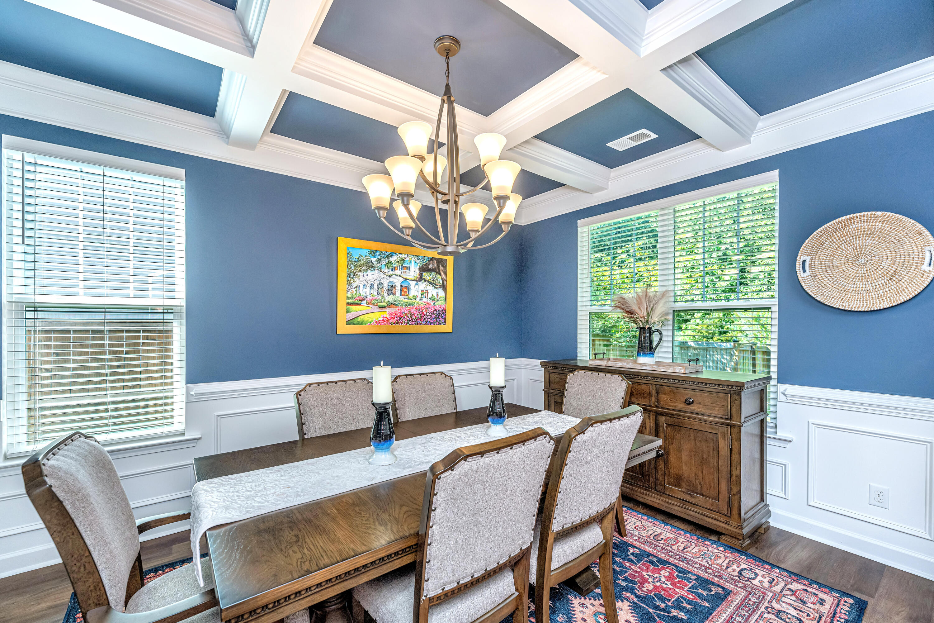 1154 Triple Crown Court Awendaw, SC 29429 - Photo 6 of 49 Dining Rm w/ Coffered Ceiling
