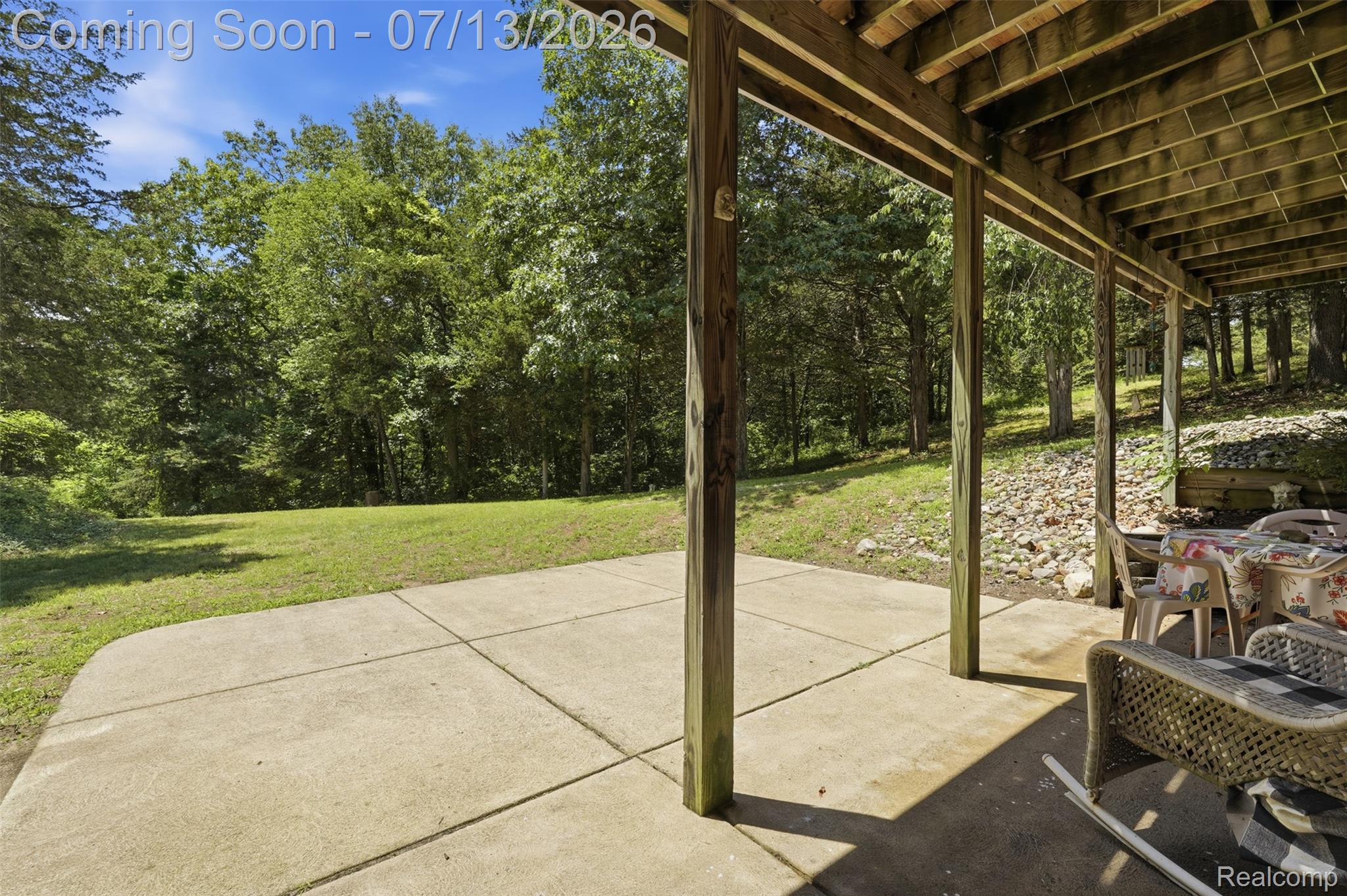 10525 Antcliff Road Brooklyn, MI 49230 - Photo 46 of 80 Covered patio with direct access from the lower level to the serene backyard