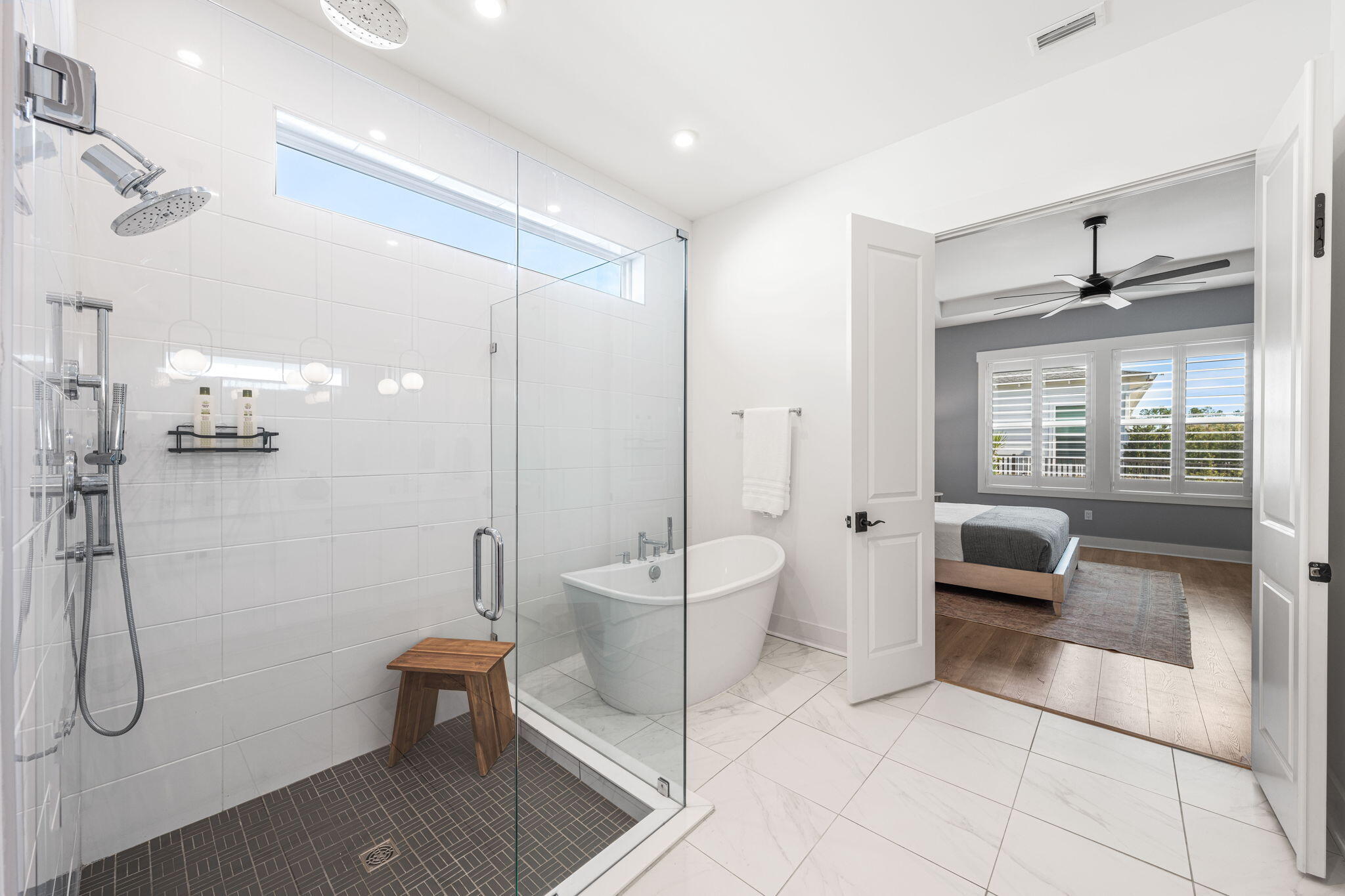 425 Lafayette Road Watersound, FL 32461 - Photo 25 of 52 a spacious bathroom with a shower a toilet and a sink