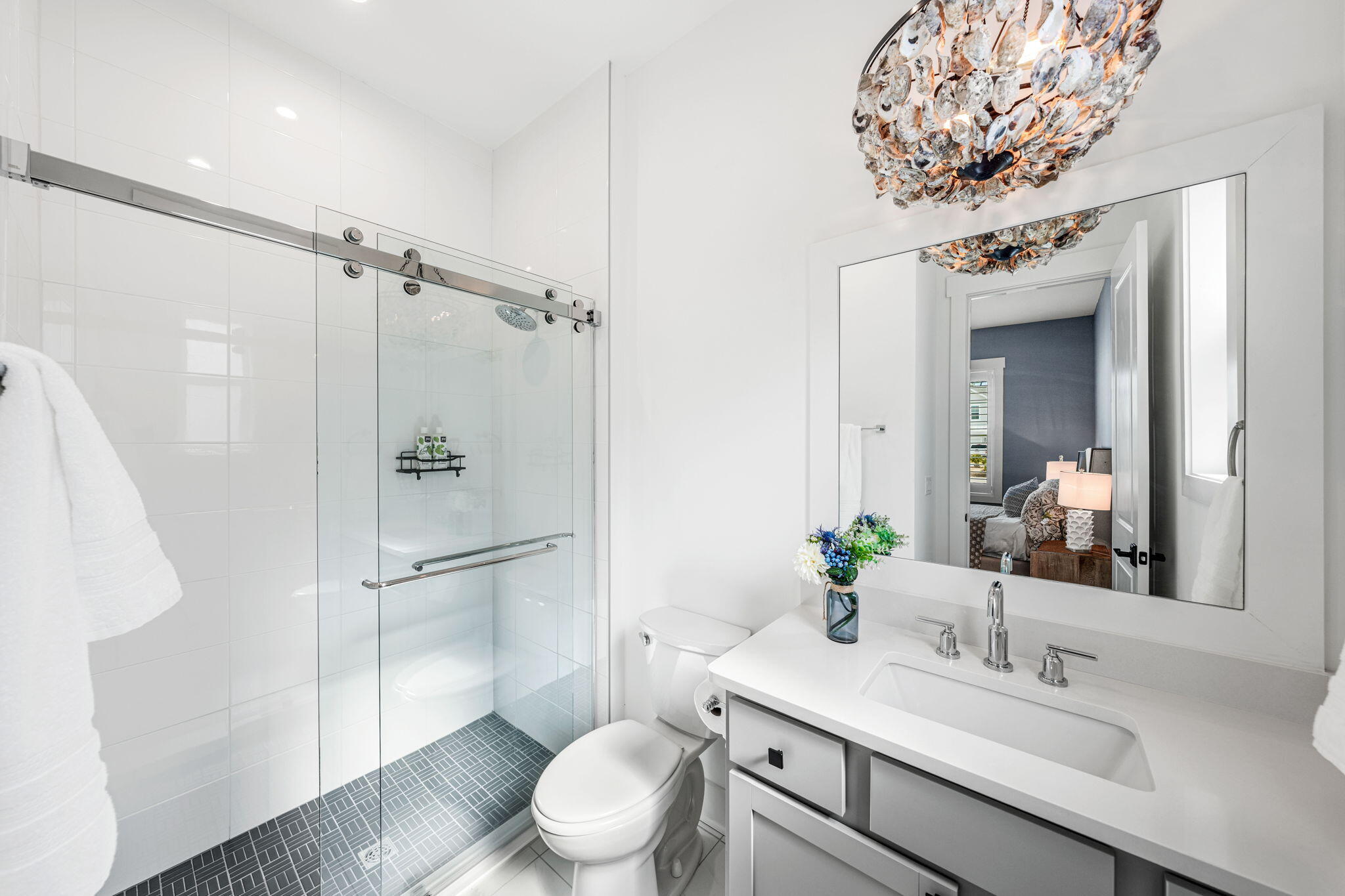 425 Lafayette Road Watersound, FL 32461 - Photo 33 of 52 a bathroom with a sink toilet and shower