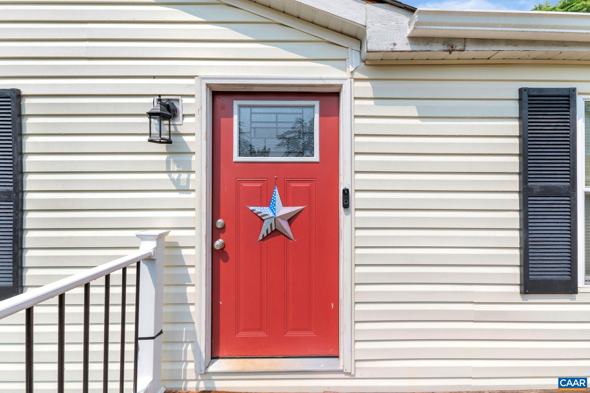 1826 Adial Road Faber, VA 22938 - Photo 32 of 39 a view of a hallway with a door and a window
