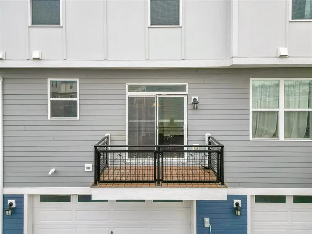 a view of front door and windows