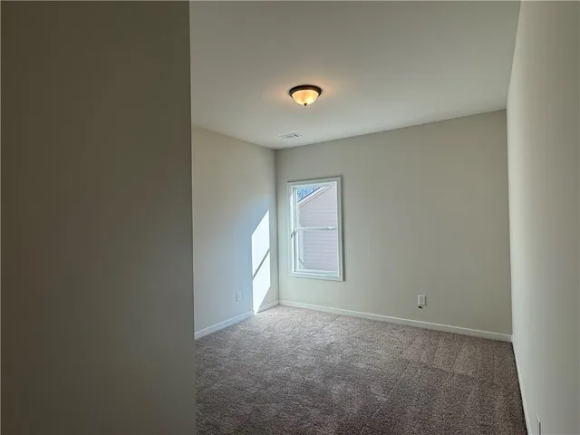 a view of empty room