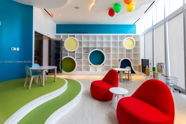 a swimming pool with outdoor seating and yard