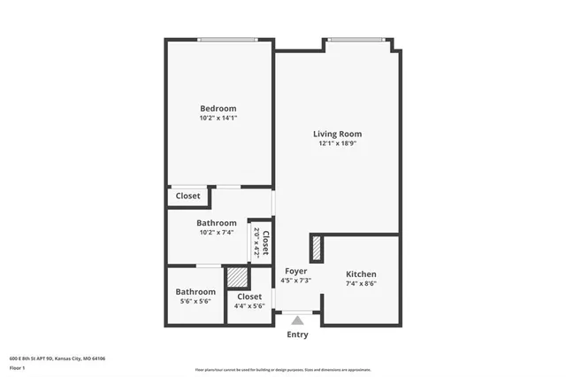 $100,000 | 600 East 8th Street, Unit 9D, Kansas City, MO 64106