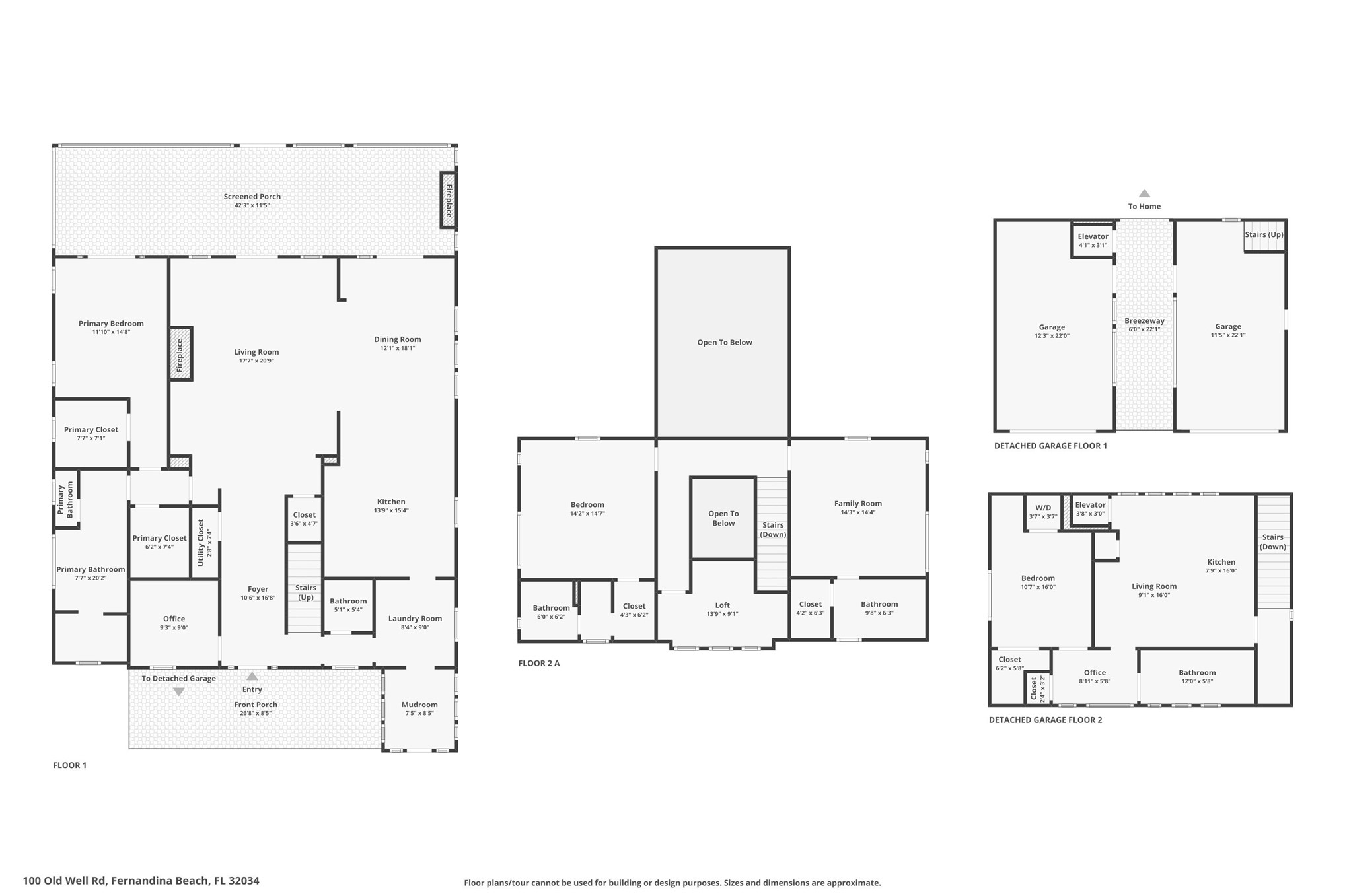 100 Old Well Road Fernandina Beach, FL 32034 - Photo 92 of 92 Floor Plan
