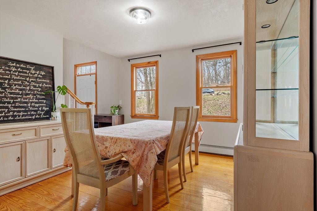 76 Woobly Road Bolton, MA 01740 - Photo 5 of 27 a view of a dining room with furniture and window