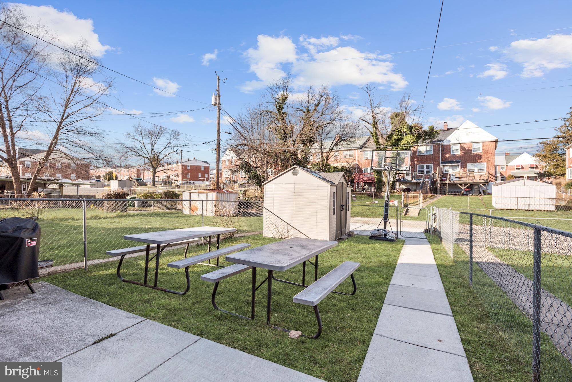 1320 Kitmore Road Baltimore, MD 21239 - Photo 21 of 26 Fenced Backyard | Parking Pad | Secure Storage