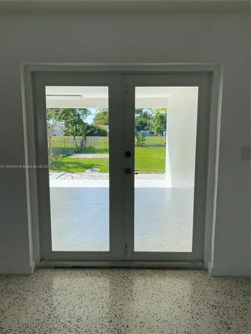 a view of front door