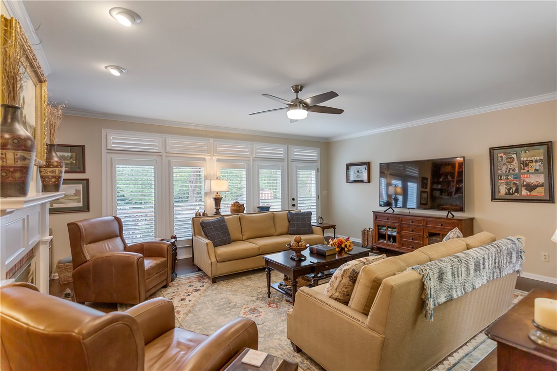 2814 Rambling Path Anderson, SC 29621 - Photo 25 of 47 Den opens to Brick Patio