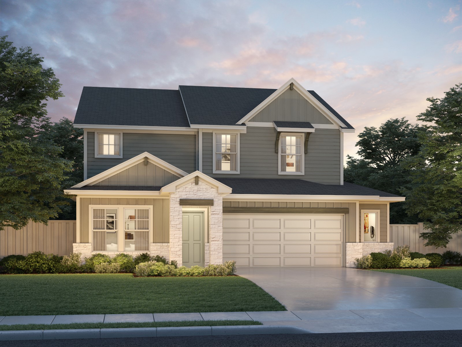 13305 Rindle Reach Drive Buda, TX 78610 - Photo 1 of 10 Photo is not of the actual home, but is an inspirational photo of builder’s model home and may depict options, furnishings, and/or decorator features that are not included