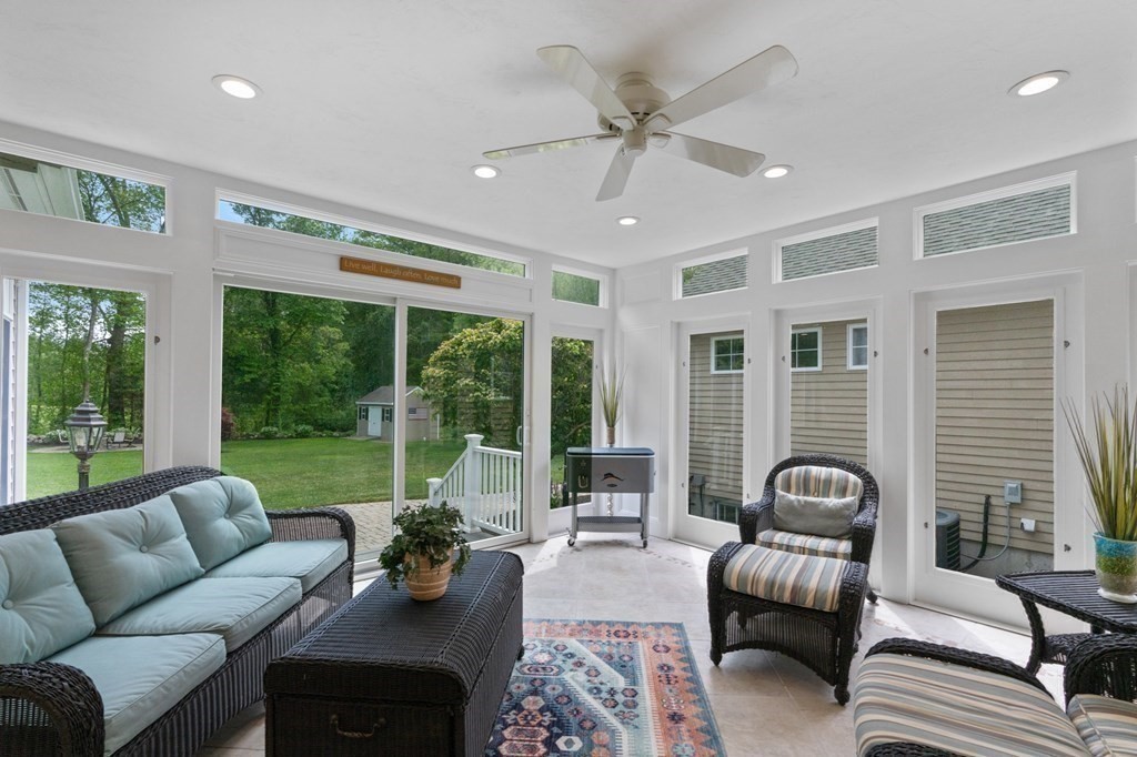 20 Walden Drive Walpole, MA 02081 - Photo 10 of 38 a living room with furniture and floor to ceiling windows