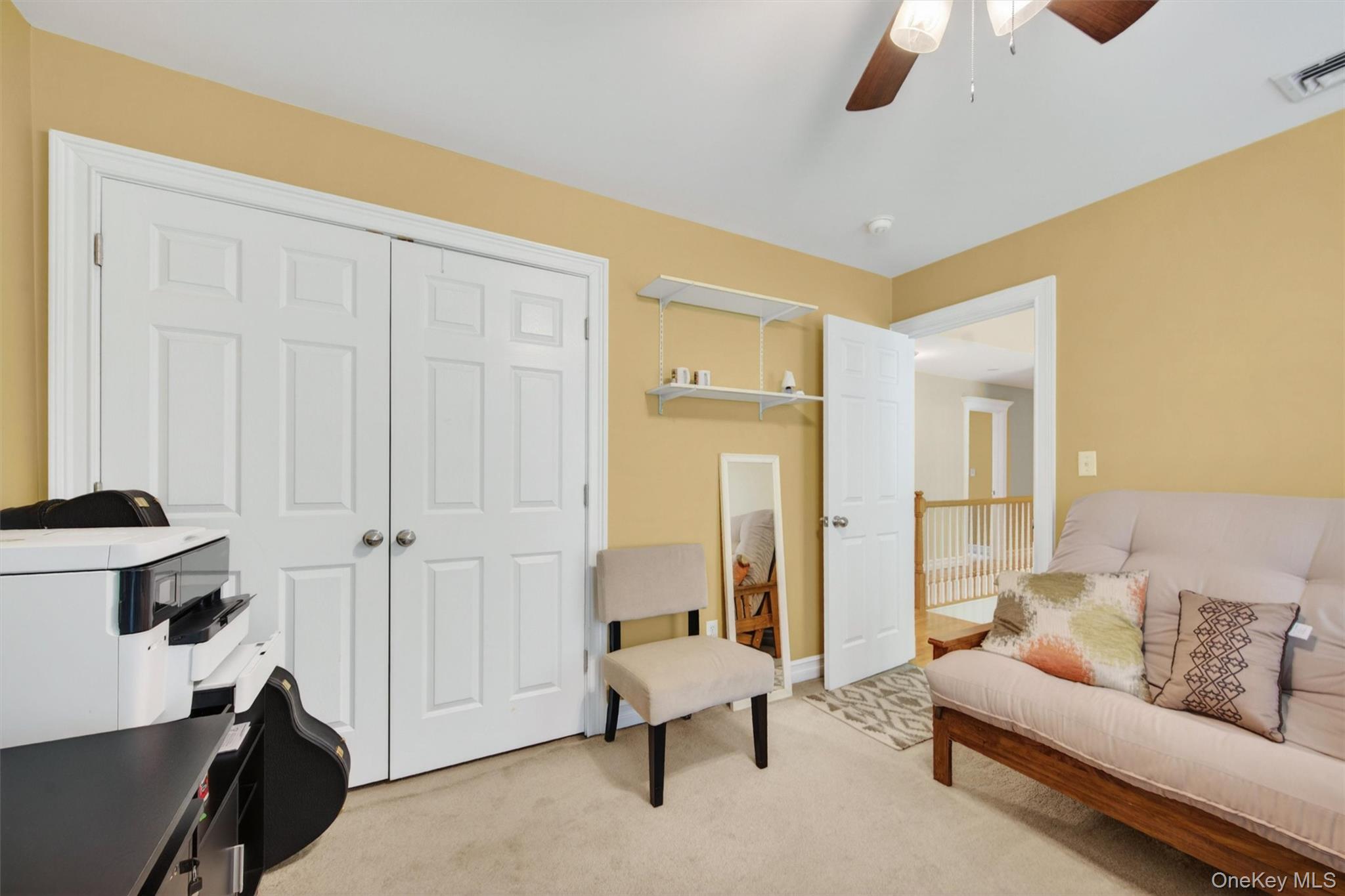 19 Pirog Road Pine Bush, NY 12566 - Photo 25 of 50 a spacious bedroom with a bed and a couch