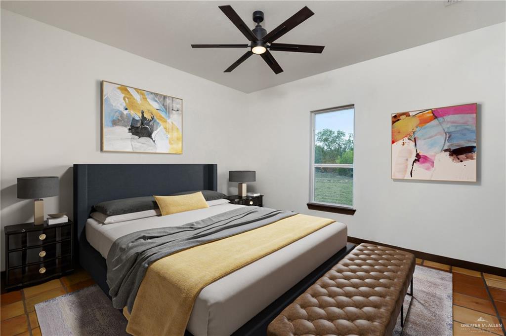 301 Pvt 755 Ranch Encino, TX 78353 - Photo 20 of 38 a bedroom with bed and wall painting
