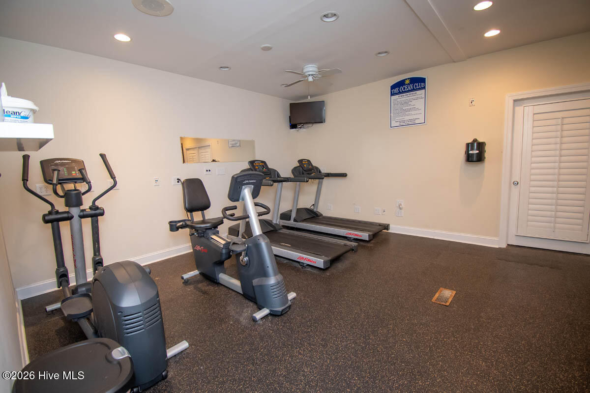 1700 Salter Path Road, Unit K102 Indian Beach, NC 28512 - Photo 43 of 45 Clubhouse Gym