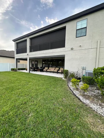 a view of a lake with houses