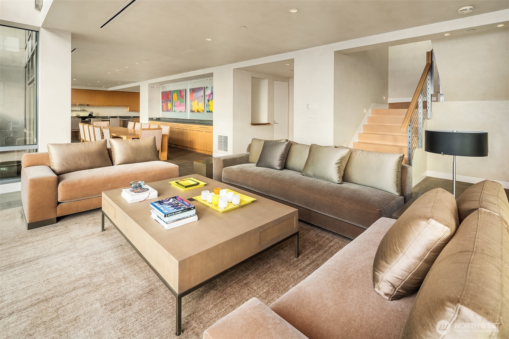 715 2nd Avenue, Unit 1501 Seattle, WA 98104 - Photo 21 of 40 a living room with furniture and a couch