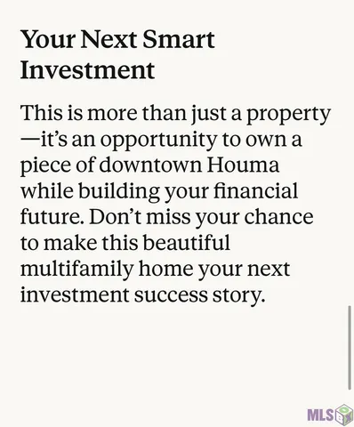 $275,000 | 813 Wood Street, Houma, LA 70360