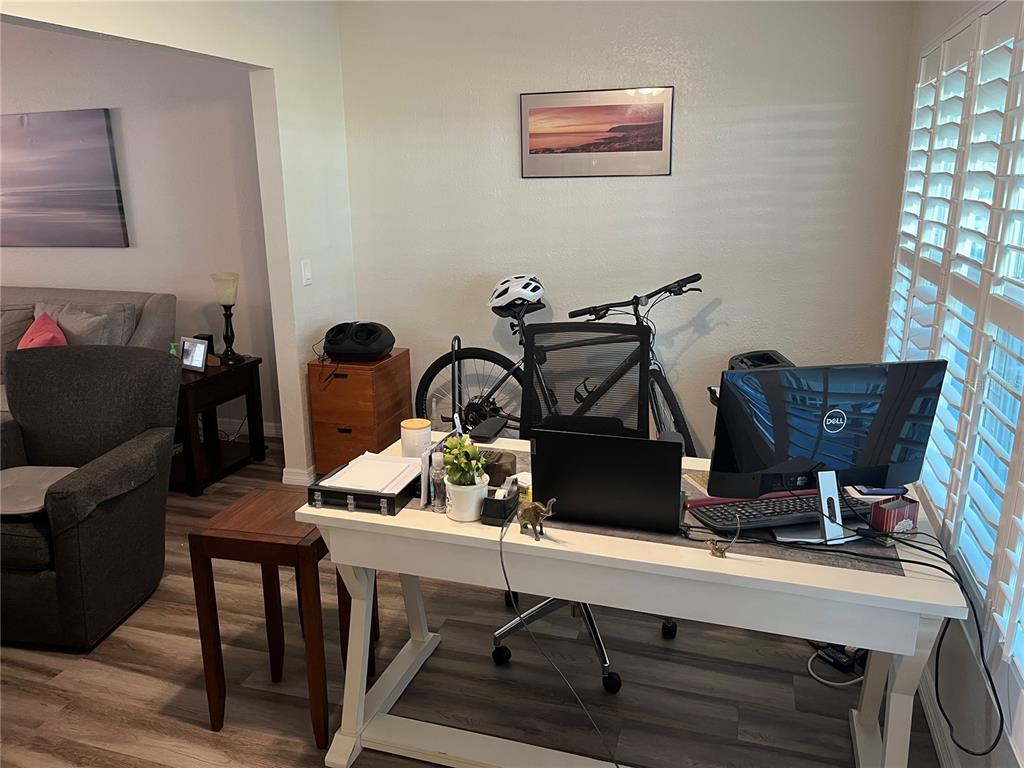 2254 Norwegian Drive, Unit 6 Clearwater, FL 33763 - Photo 16 of 56 a view of workspace with wooden floor windows