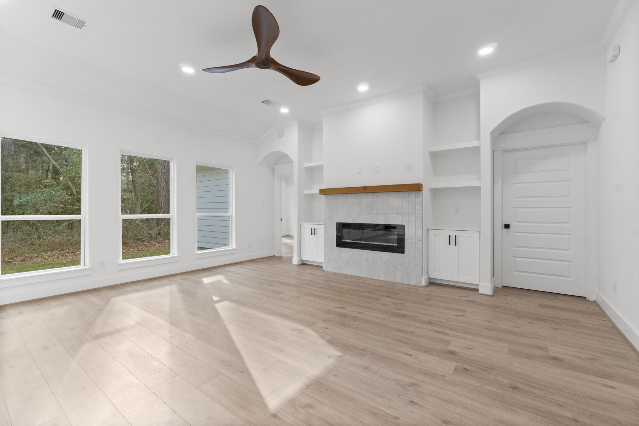 241 Clear Springs Trinity, TX 75862 - Photo 16 of 46 a view of empty room with a fireplace