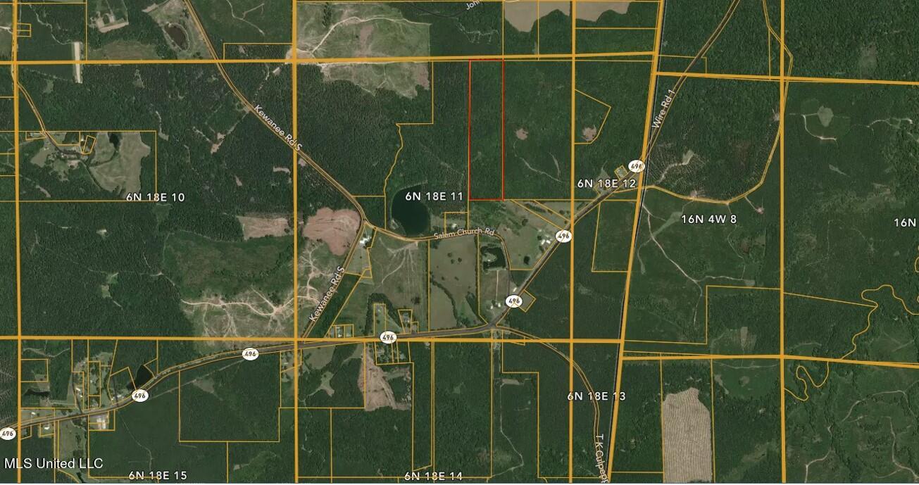 Salem Church Road Toomsuba, MS 39364 - Photo 1 of 2 Aerial View