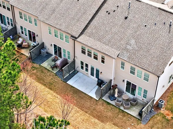 a view of a building with many windows