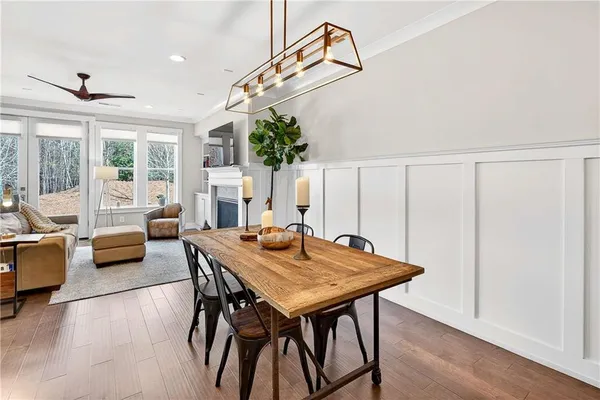a view of a livingroom with furniture and window