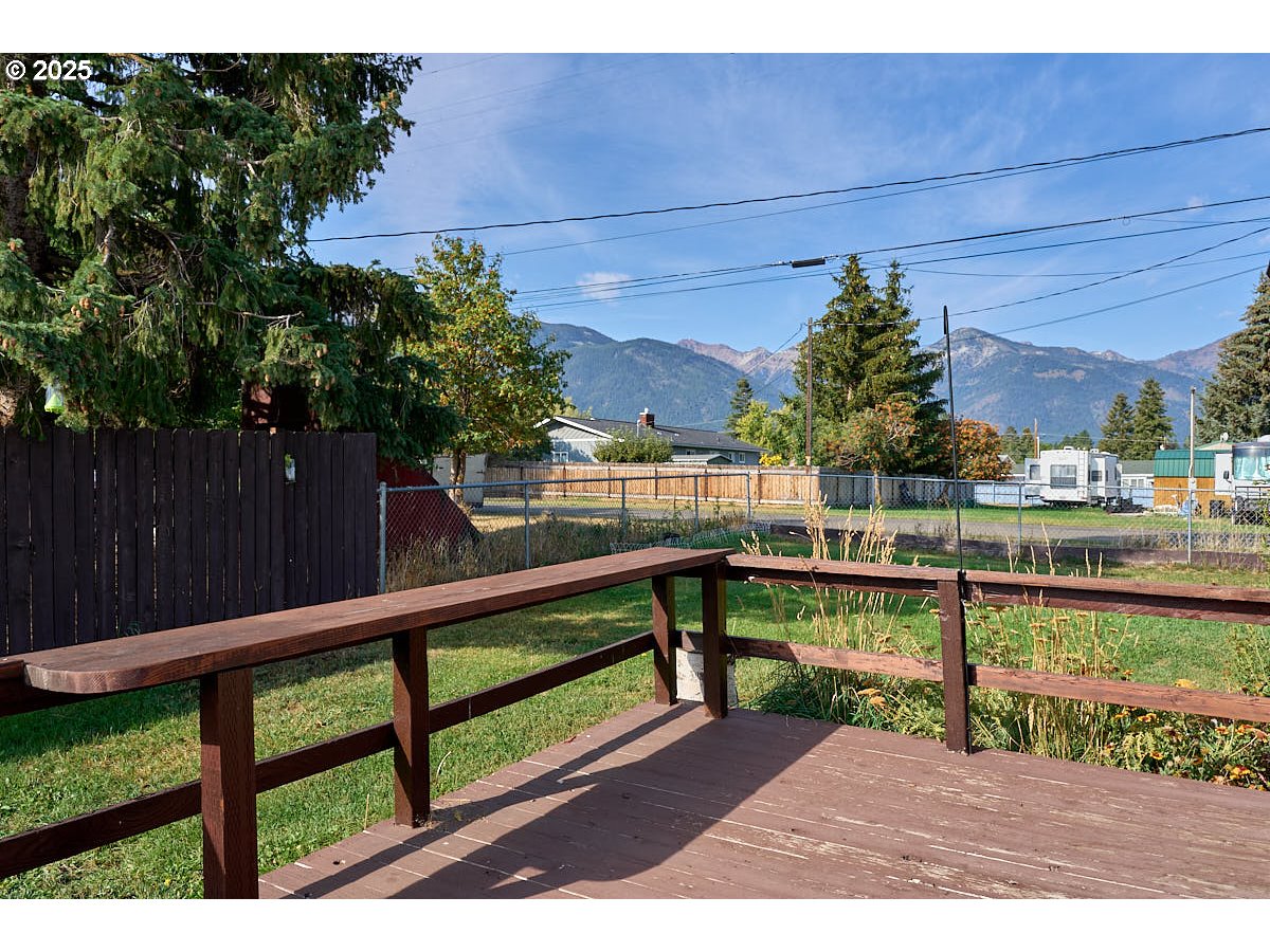 402 South East Street Joseph, OR 97846 - Photo 22 of 22 a view of a street with wooden fence