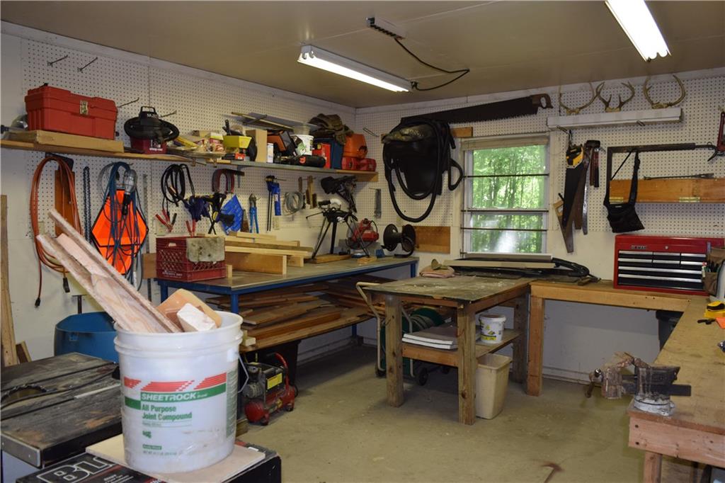157 South Camp Run Road Fombell, PA 16123 - Photo 21 of 21 More storage space inside room of garage.