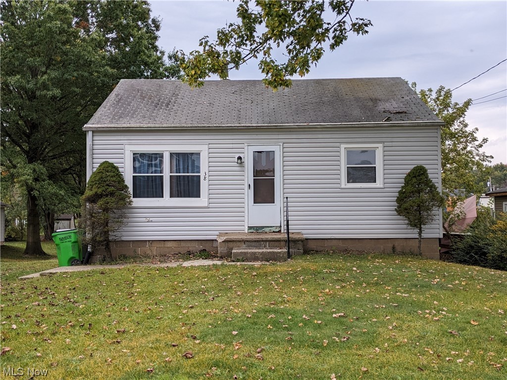38 Frederick Street Rittman, OH 44270 - Photo 1 of 13 View of front of house featuring a front yard