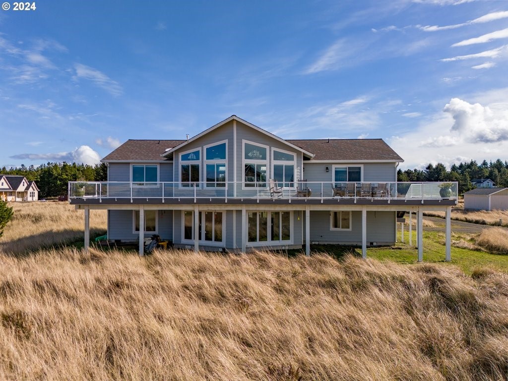 a view of a house with a swimming pool
