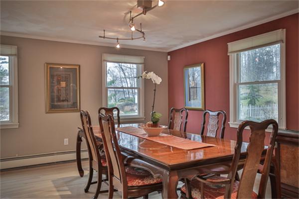 105 Scotland Road Newbury, MA 01951 - Photo 7 of 24 a view of a dining room with furniture window and outside view