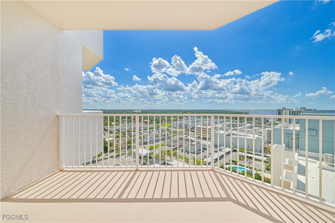 2104 West First Street, Unit 1701 Fort Myers, FL 33901 - Photo 40 of 48 a view of a balcony from a balcony