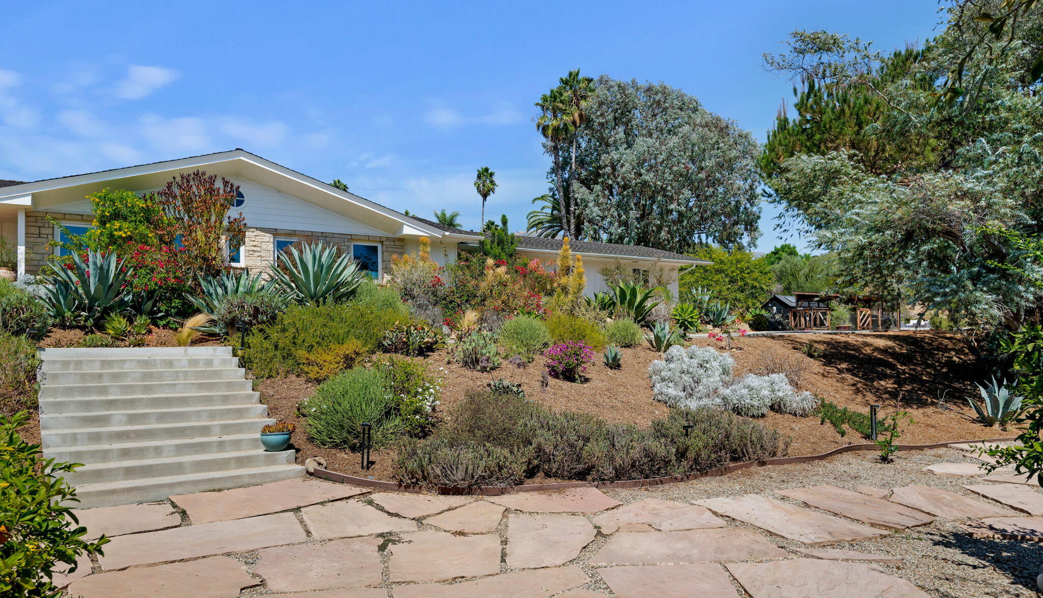 840 San Roque Road Santa Barbara, CA 93105 - Photo 54 of 68 Lower Level Front Yard
