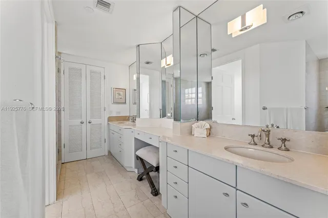 a view of a garden with a fountain