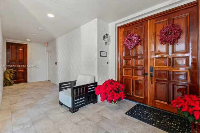 a view of a garage with rack and bicycle