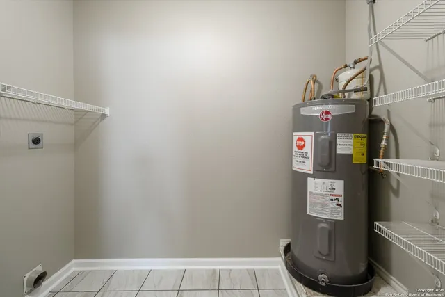 a view of water heater room