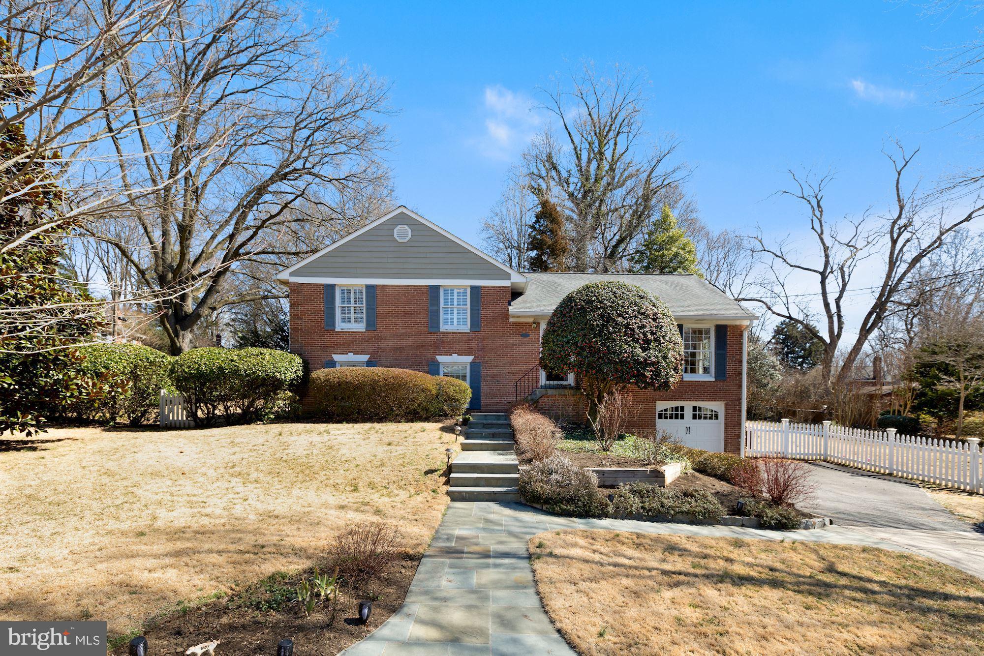 9607 Byeforde Road Kensington, MD 20895 - Photo 1 of 35 Front Elevation with Garage