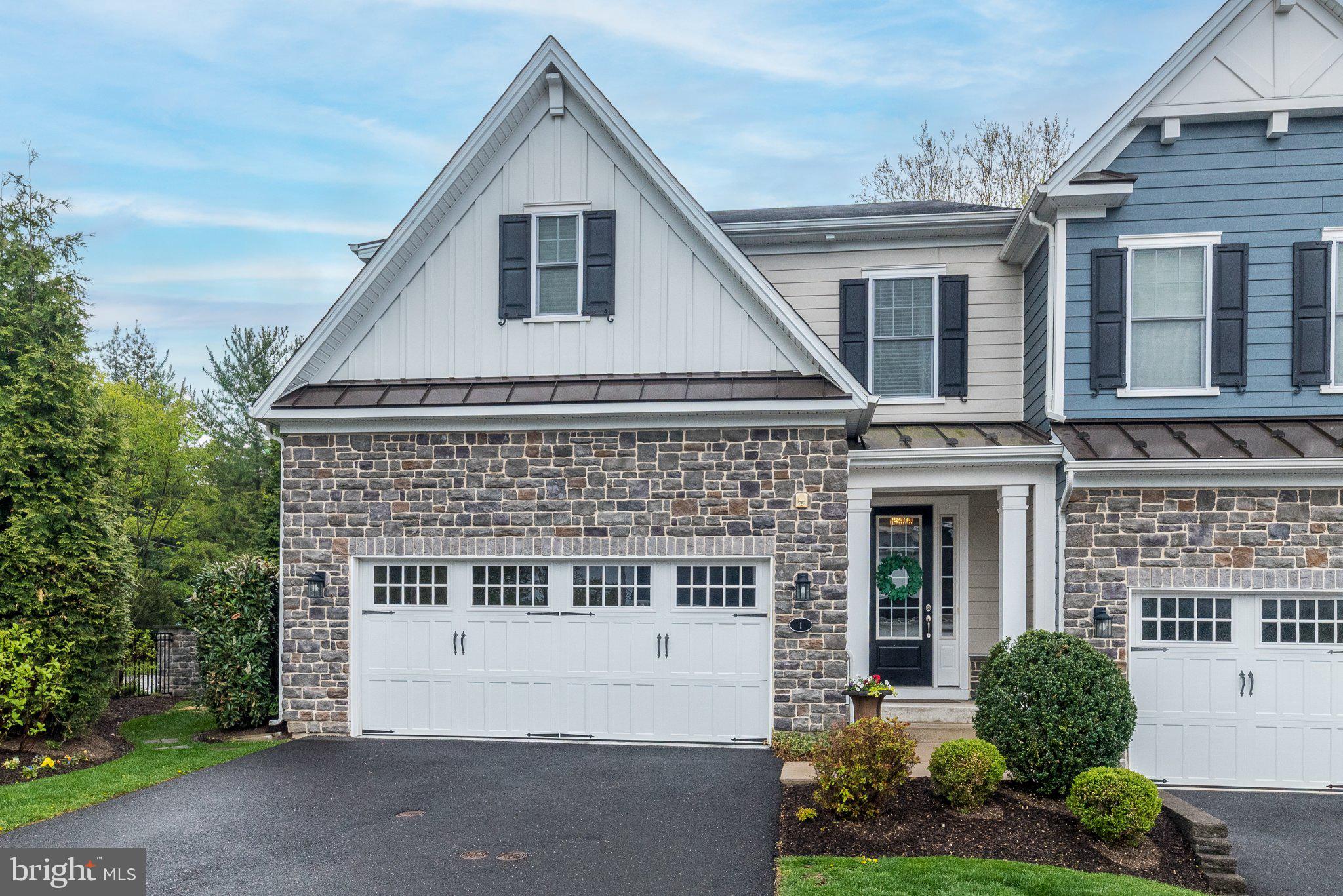 Elegant stone front residence