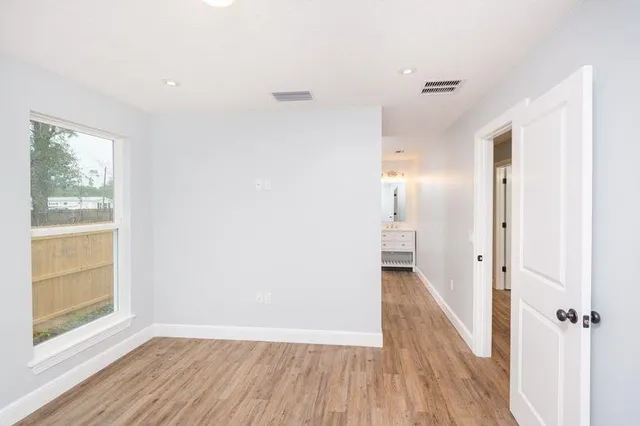 a view of an empty room