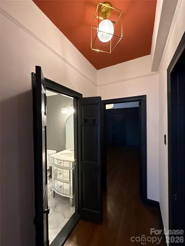 a view of empty room