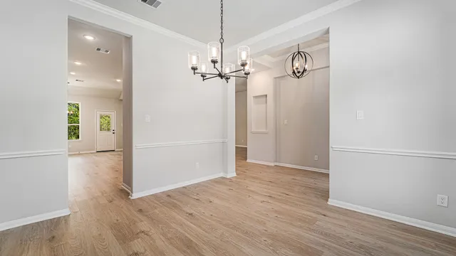 wooden floor in an empty room