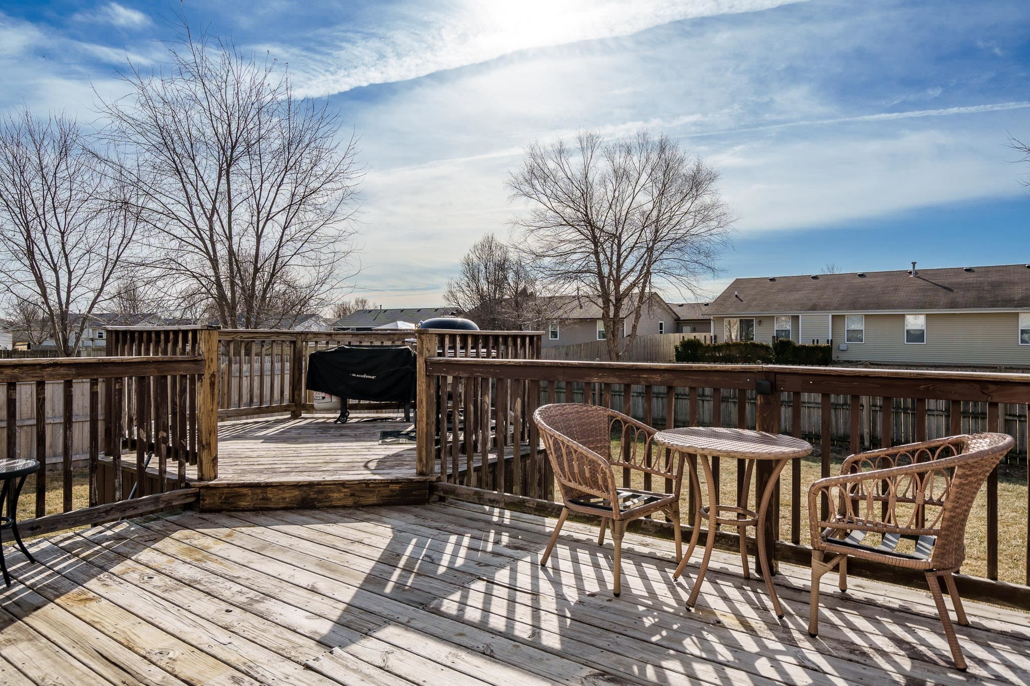 148 Prairie Moon Drive Davis Junction, IL 61020 - Photo 6 of 33 a view of a chairs on wooden deck