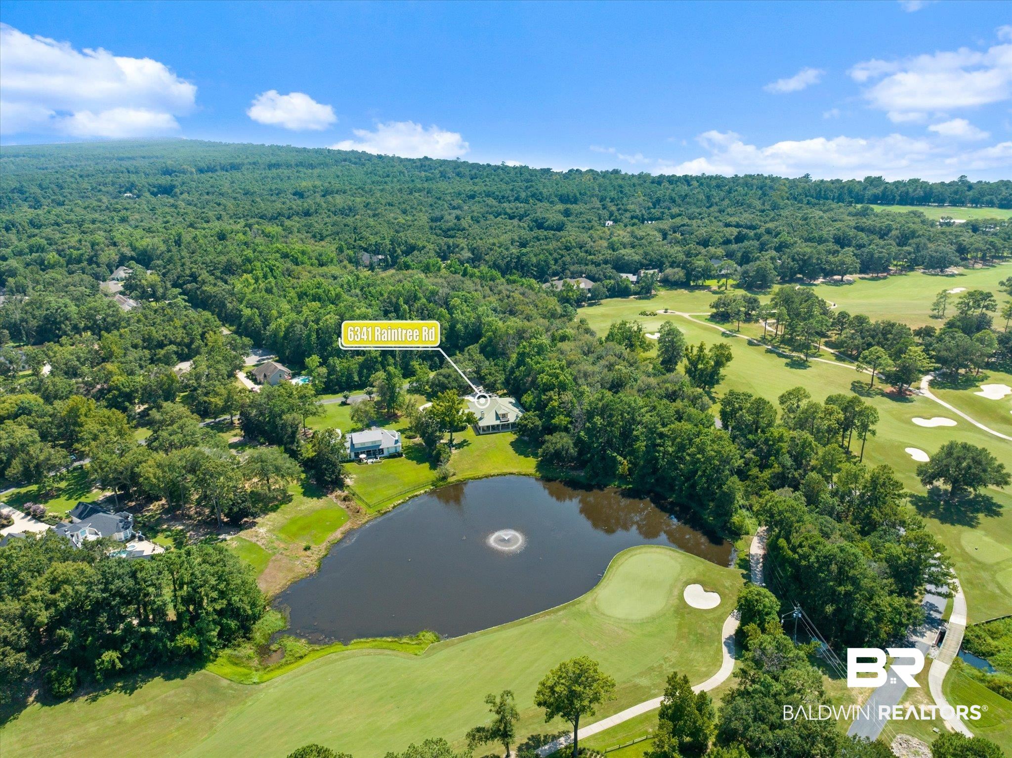 6341 Raintree Road Fairhope, AL 36532 - Photo 38 of 40 Birds eye view of property featuring a water view