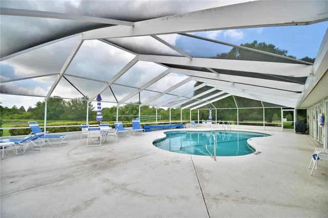 a view of a wooden table with a table in it