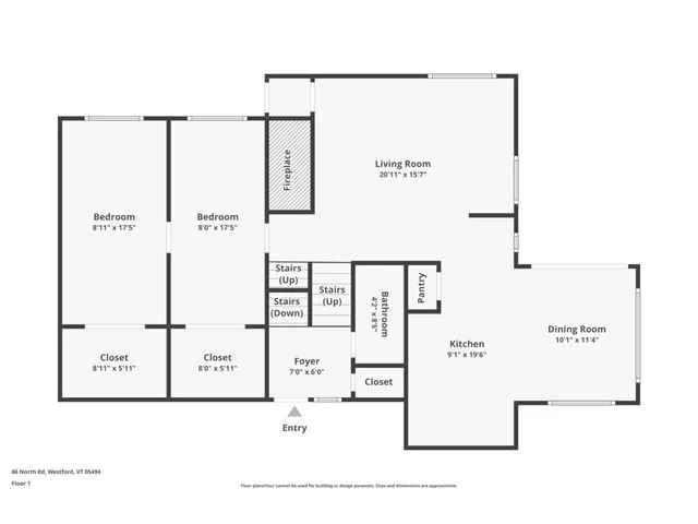 $469,900 | 86 N Road, Westford, VT 05494