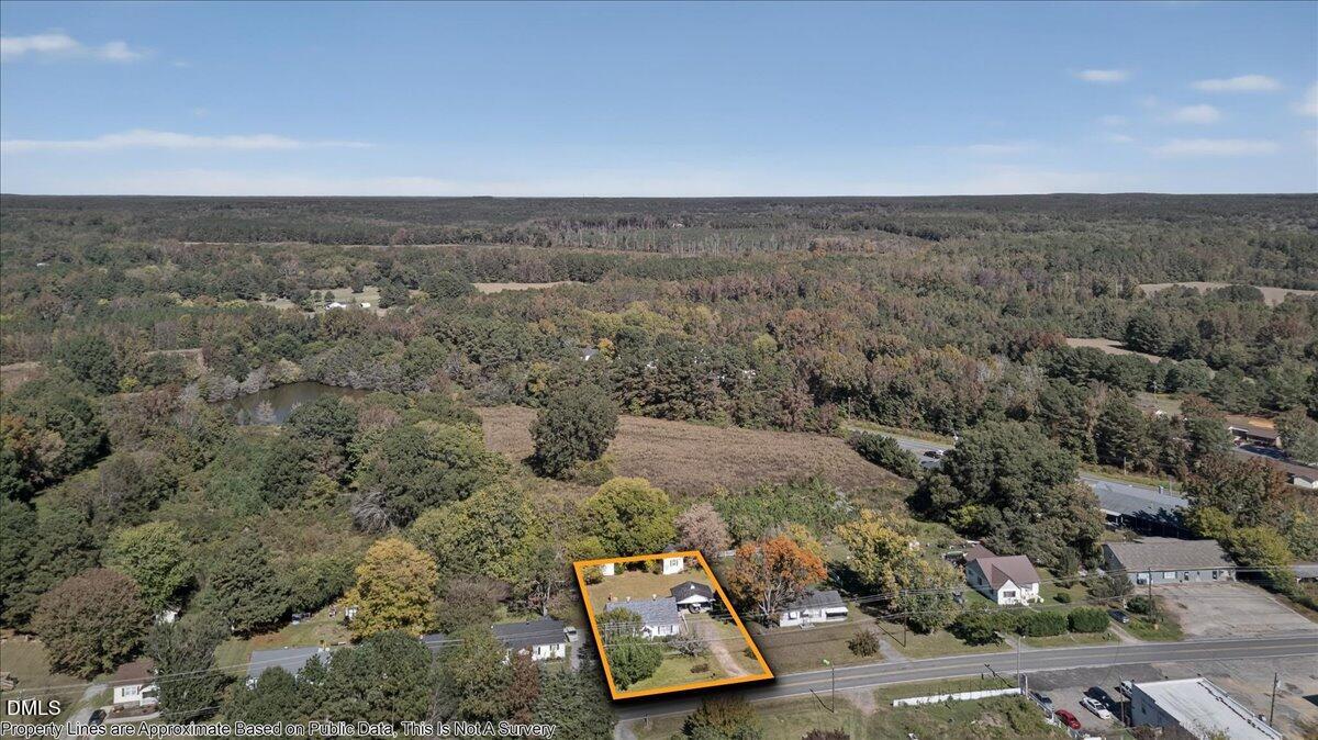 616 Roxboro Road Oxford, NC 27565 - Photo 28 of 38 an aerial view of residential house with outdoor space