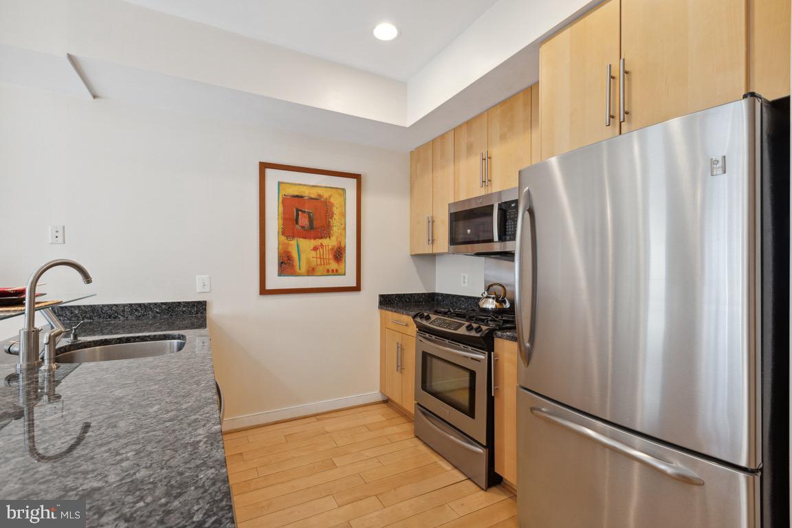 223 R Street Northeast, Unit B Washington, DC 20002 - Photo 11 of 48 Kitchen Space - Lot's of Cabinet Space